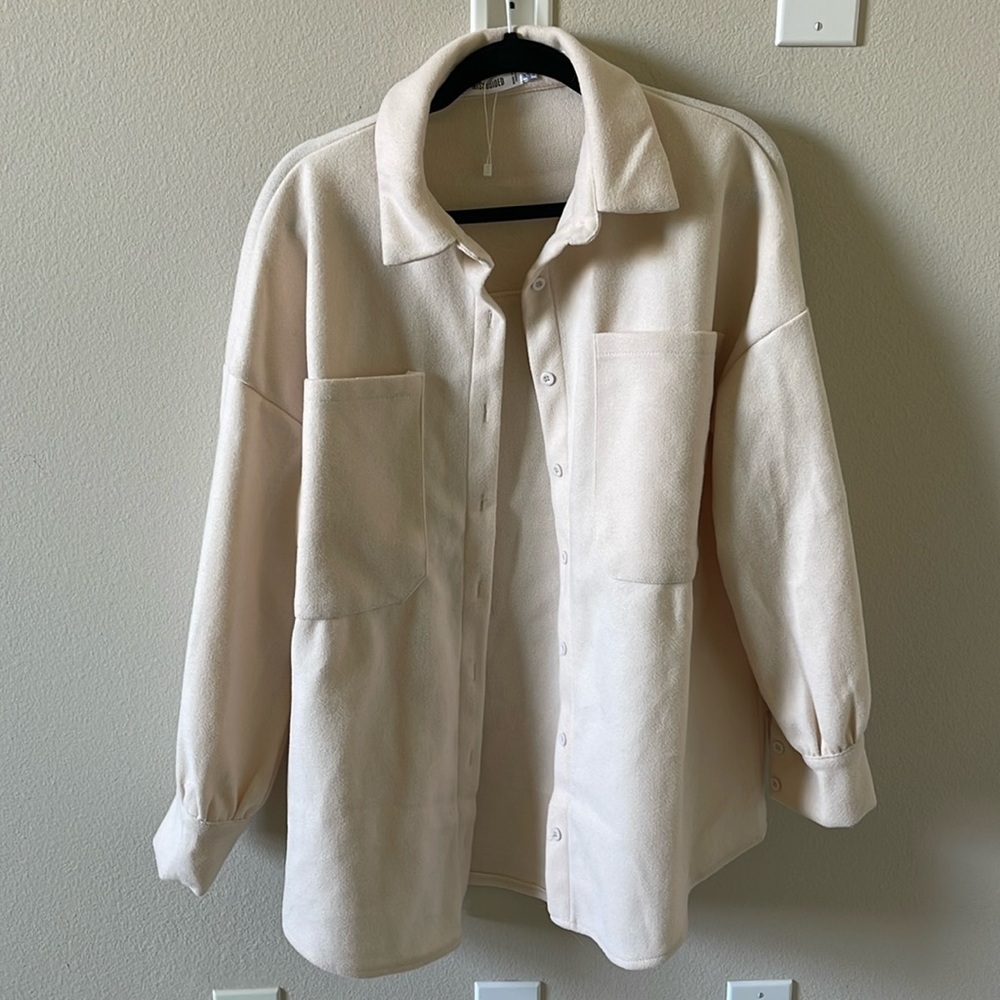 Missguided Cream Shacket